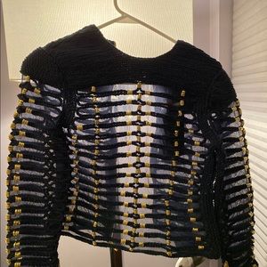 H&M X Balmaim collaboration shirt